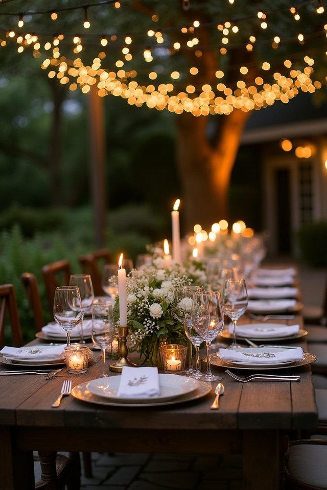magical romantic candlelight ambiance