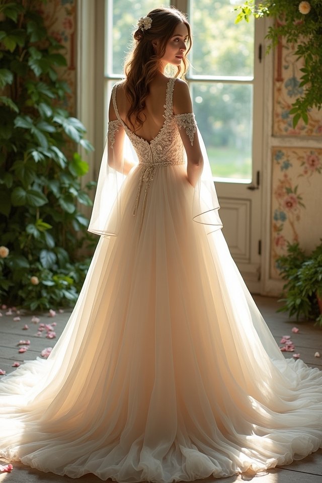 magical tulle princess gown