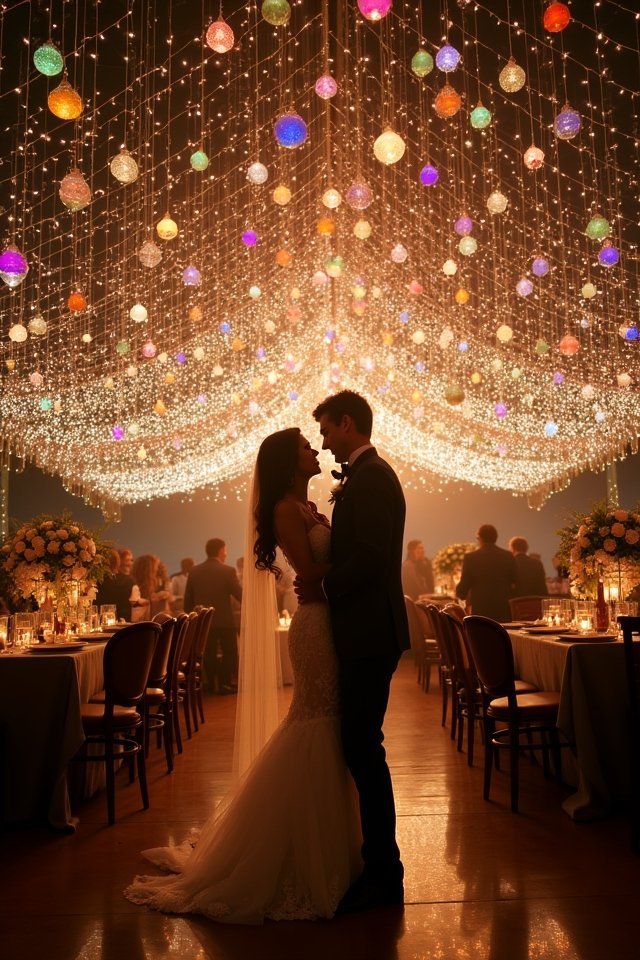 magical wedding light installations