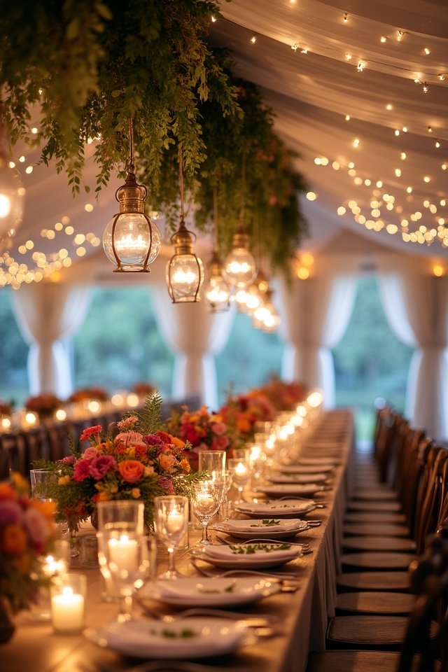 magical wedding lighting ambiance