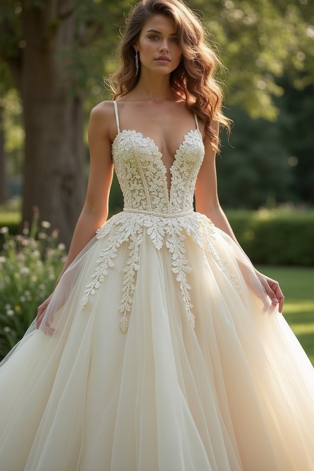 majestic corseted ball gown
