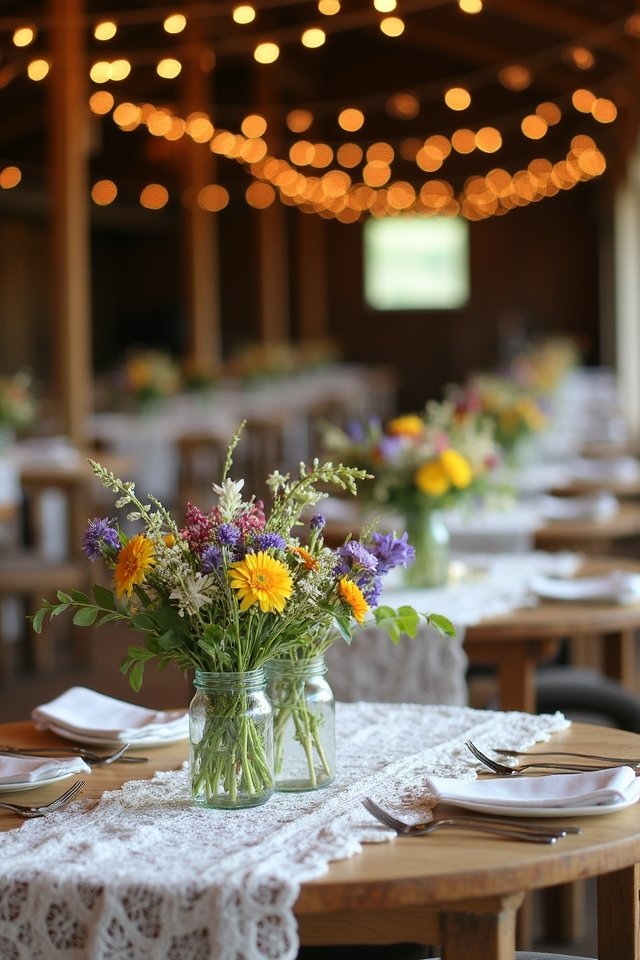 mason jar floral arrangements