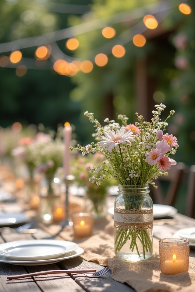mason jar wedding charm