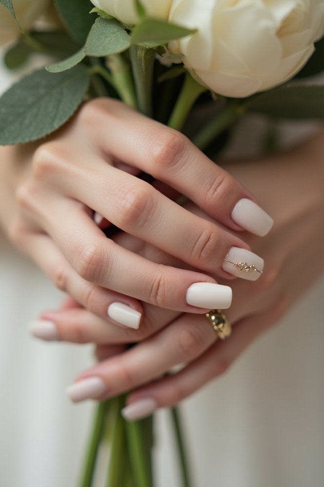 matte nails for sophistication
