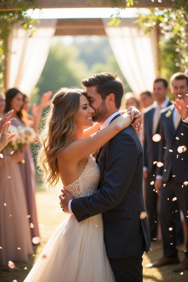 memorable wedding exit moments