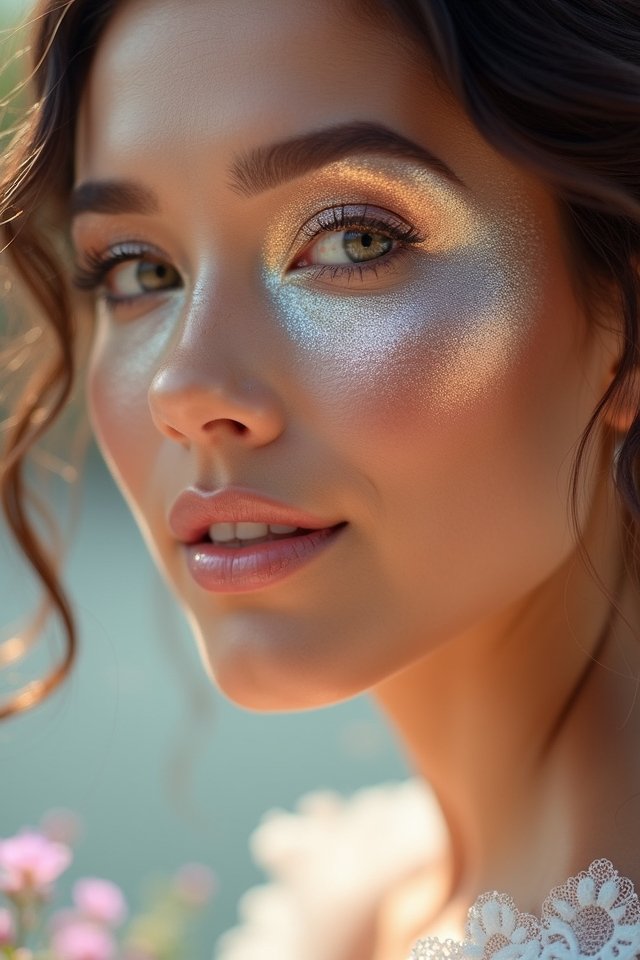 metallic glamour for weddings