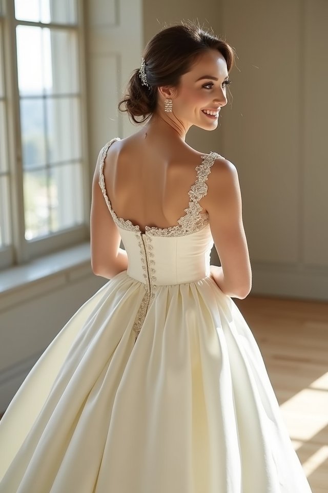 minimalist ball gown elegance
