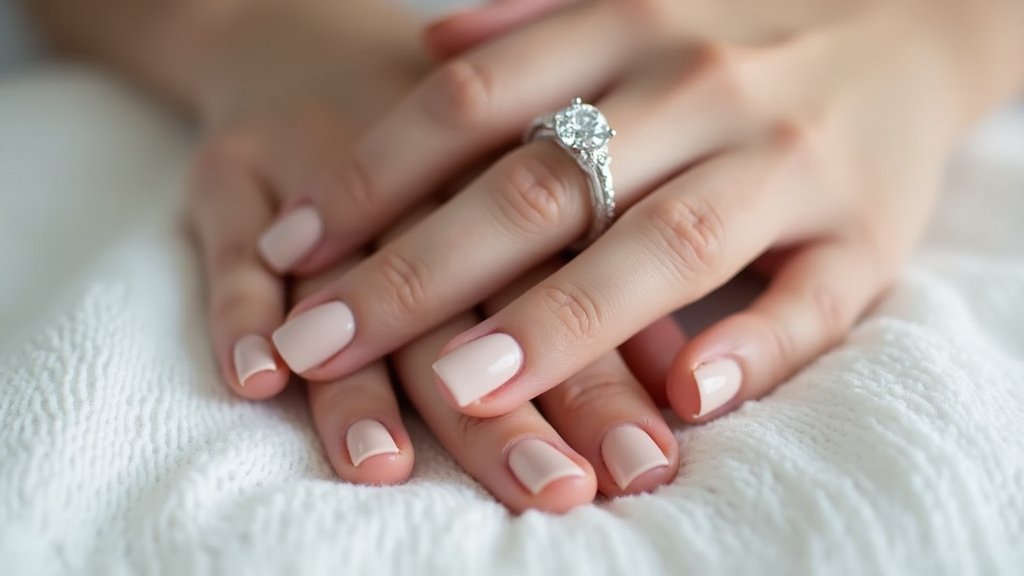 minimalist bridal nail designs