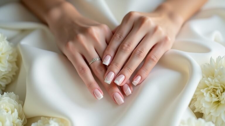 minimalist bridal nail designs