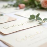 minimalist elegant wedding invitations