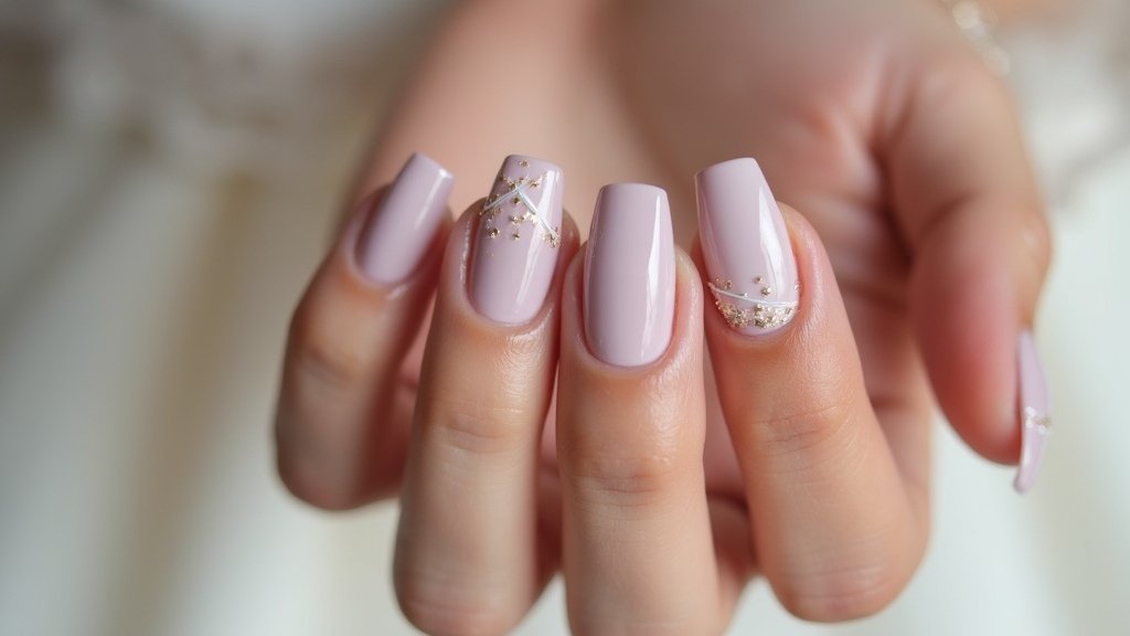 minimalist engagement nail designs