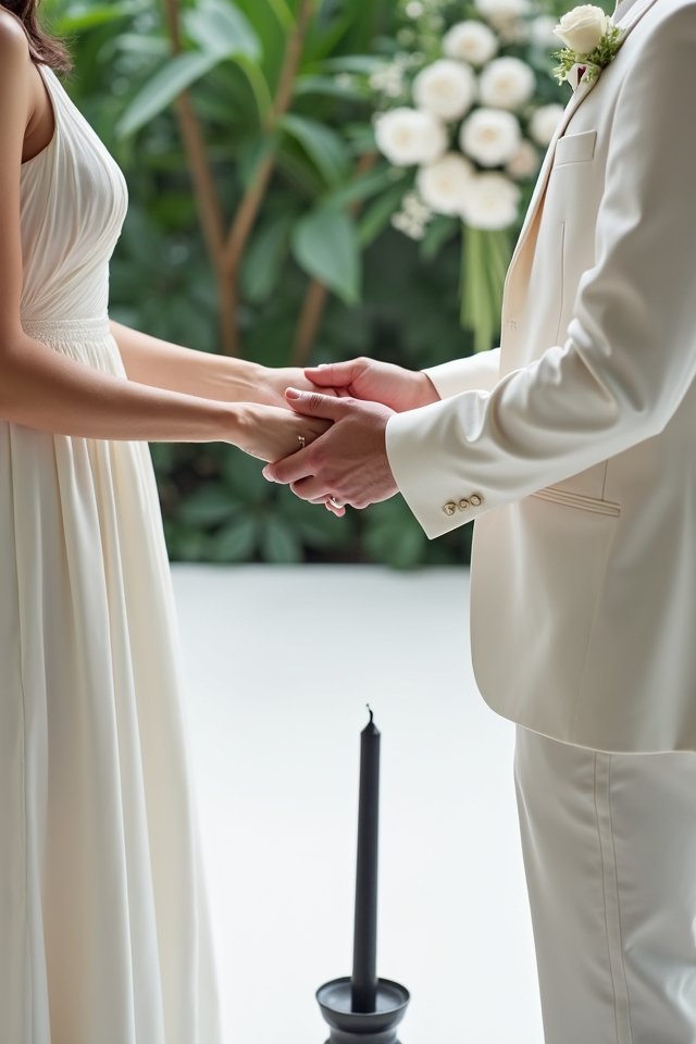 minimalist monochrome wedding elegance