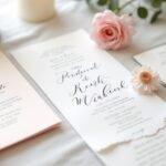 minimalist traditional wedding invitations