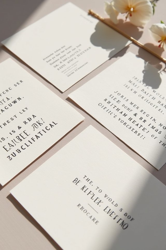 minimalist typography elegance