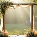 minimalist wedding altar ideas