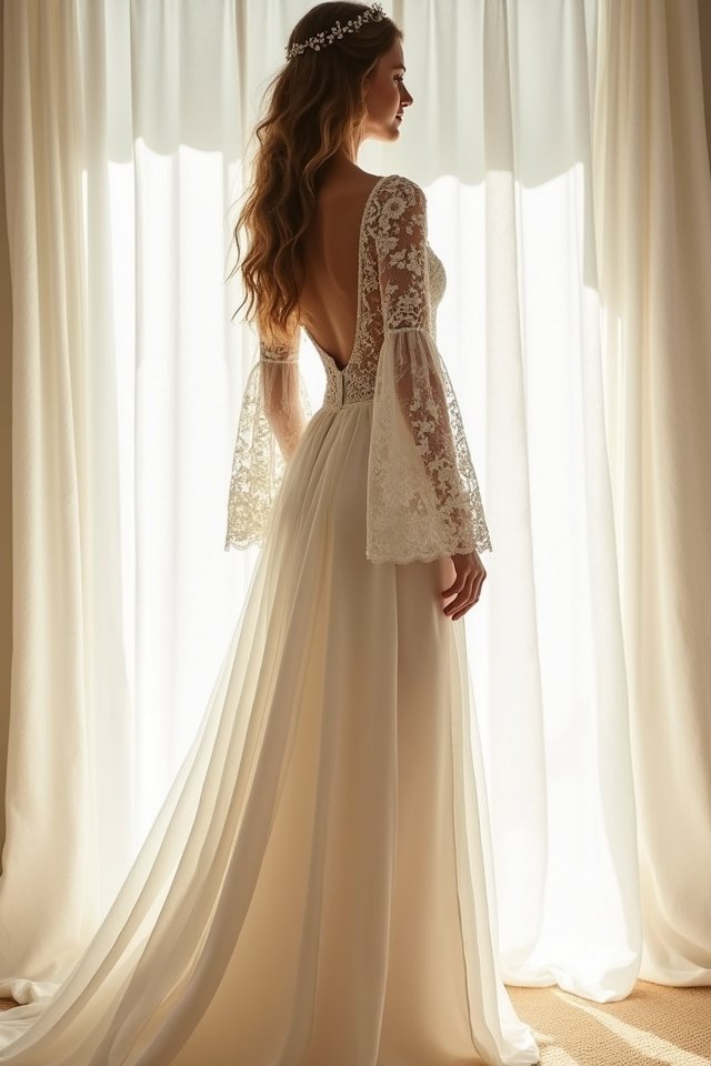minimalist wedding dress elegance