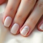 minimalist wedding nail designs