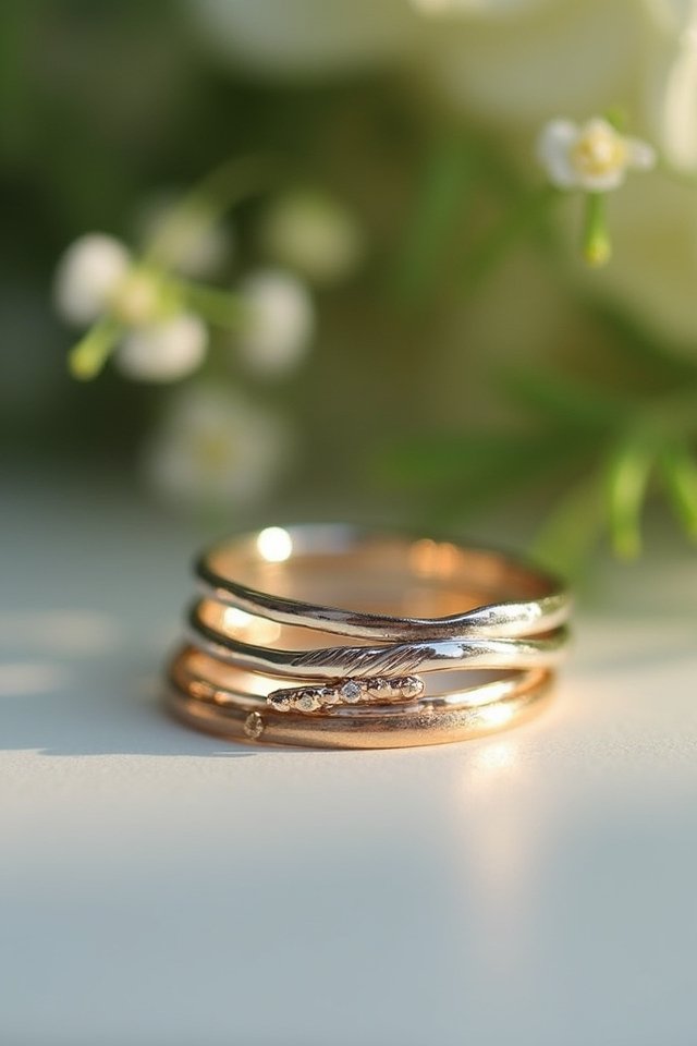 minimalist wedding ring elegance