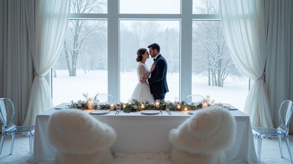 minimalist winter wedding inspiration