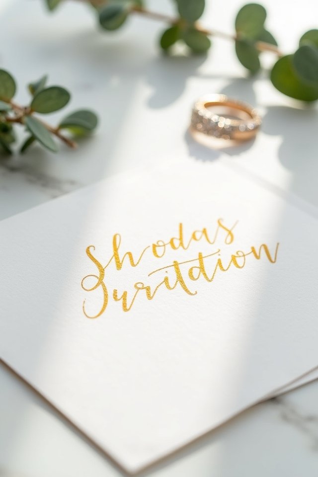 minimalistic elegant wedding invitations