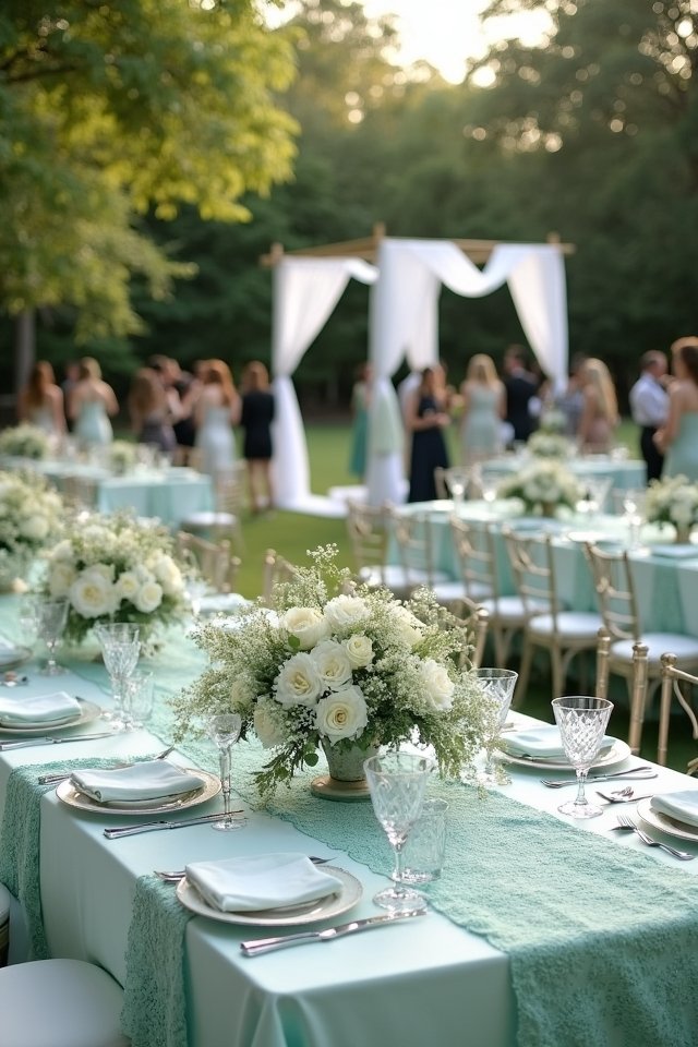mint and charcoal elegance