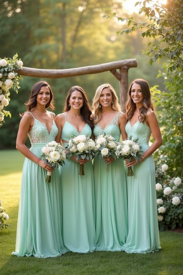 mint green wedding elegance