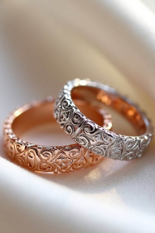 mixed metal wedding designs