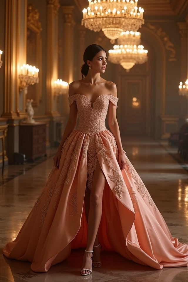 modern ball gown elegance