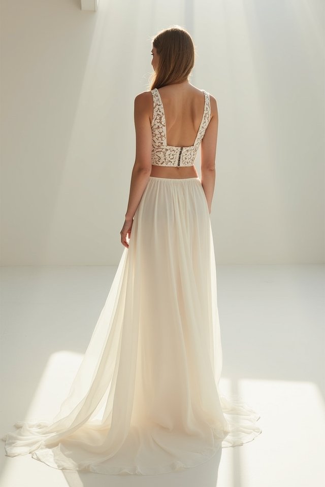 modern bridal fashion statement