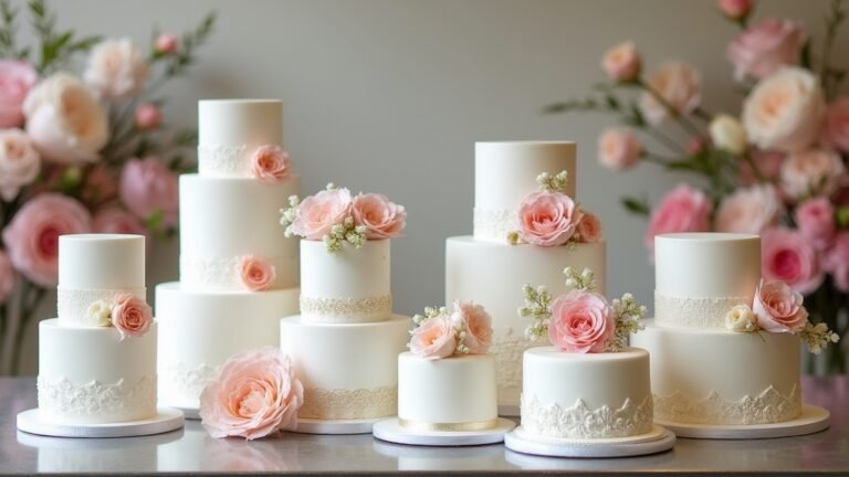 modern classy wedding cakes