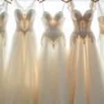modern corset wedding dresses