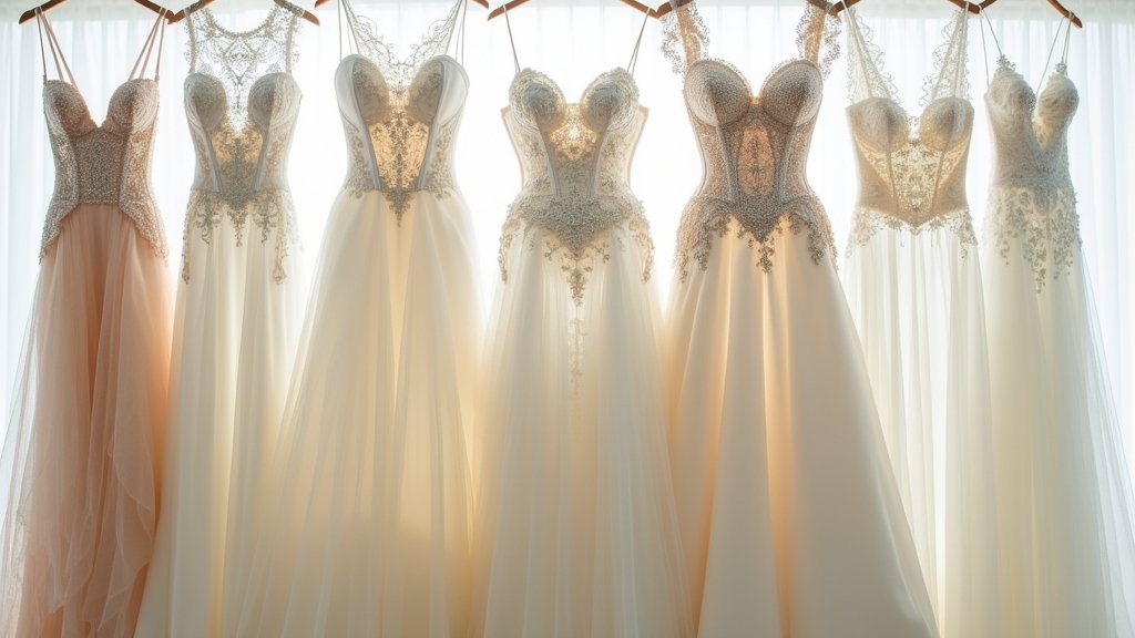 modern corset wedding dresses