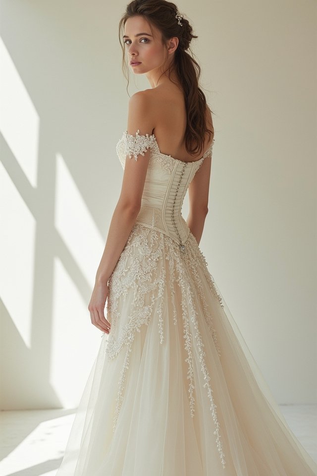 modern corsetry wedding gowns