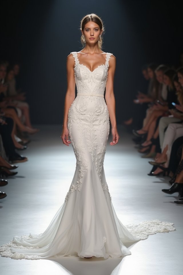 modern elegant column dress