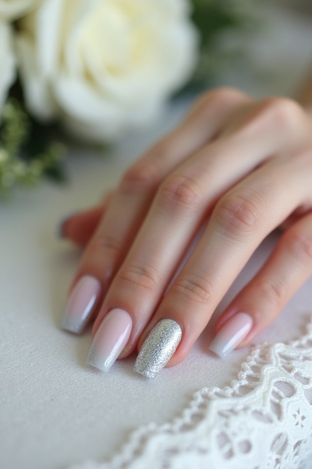 modern elegant ombre nails