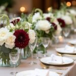 modern elegant wedding decor