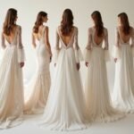 modern full sleeve wedding gowns