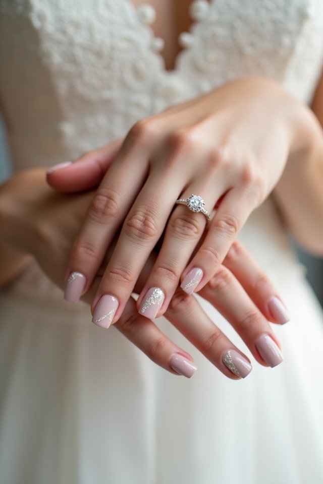 modern geometric nail designs