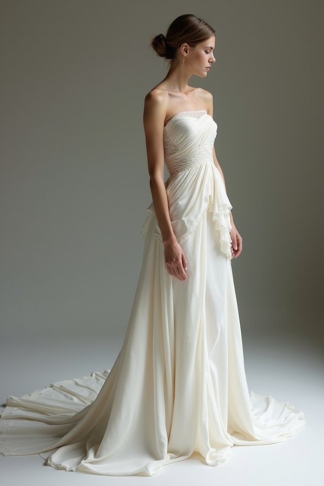 modern minimalist bridal elegance