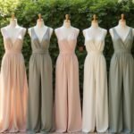 modern minimalist wedding attire