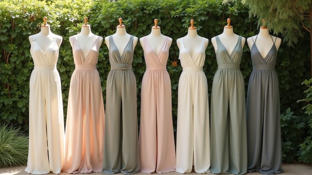 modern minimalist wedding attire