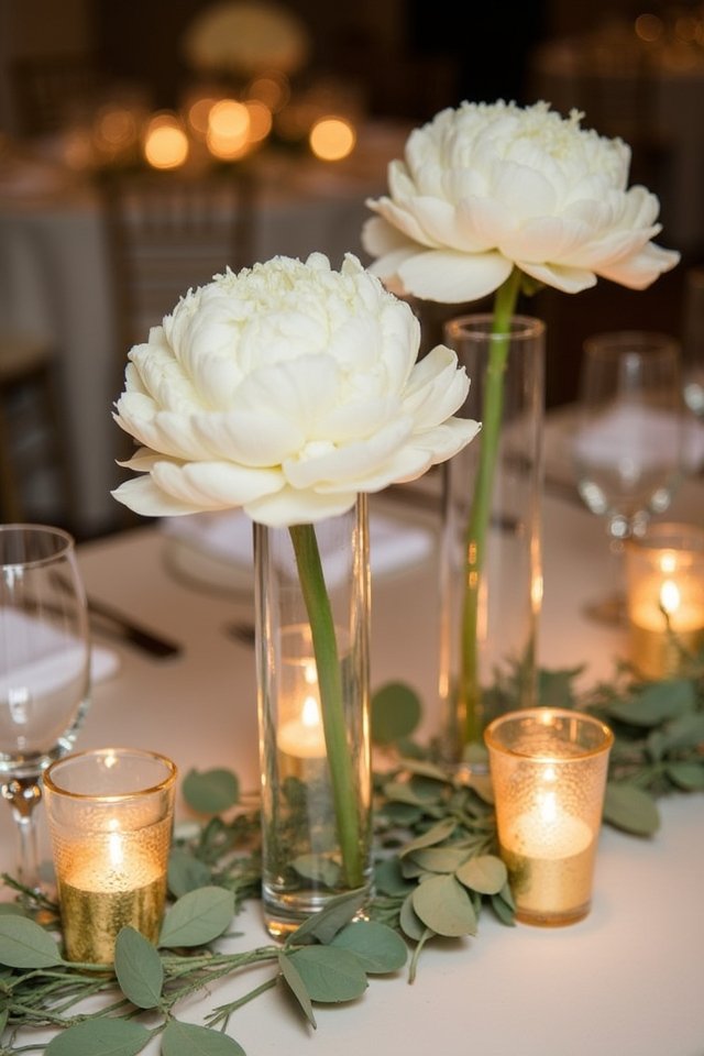 modern minimalist wedding decor