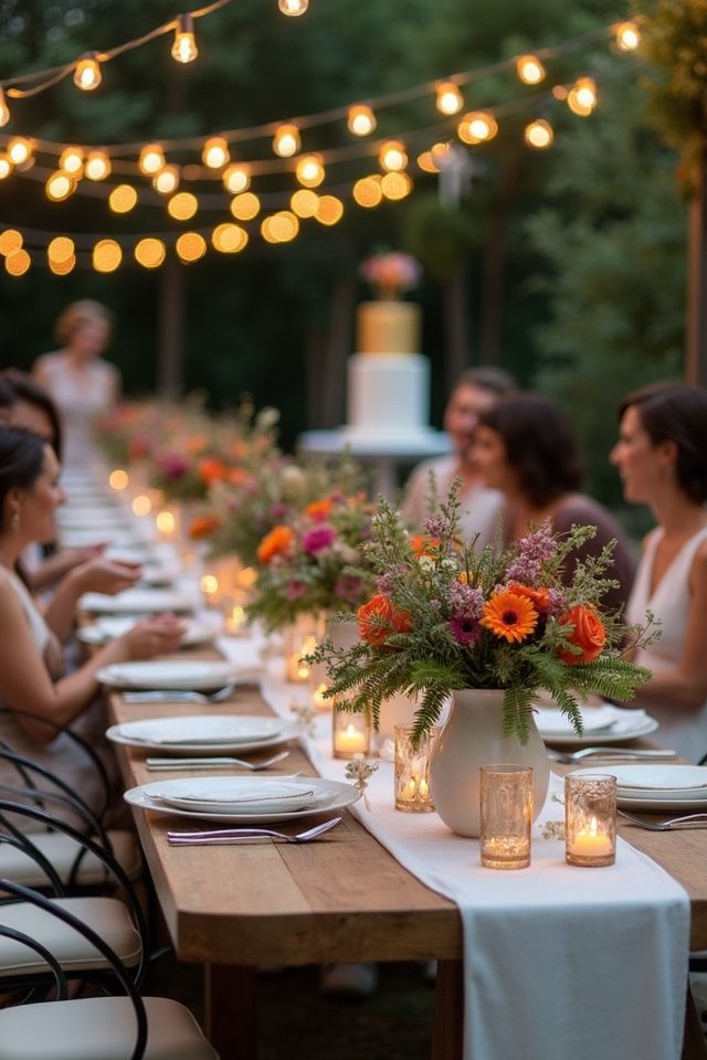 modern minimalist wedding decor