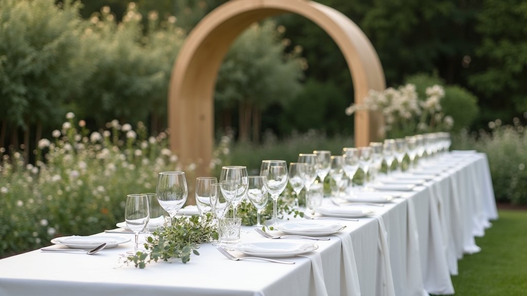 modern minimalist wedding inspiration