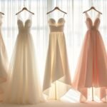 modern silk wedding dresses