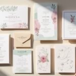 modern unique wedding invitations
