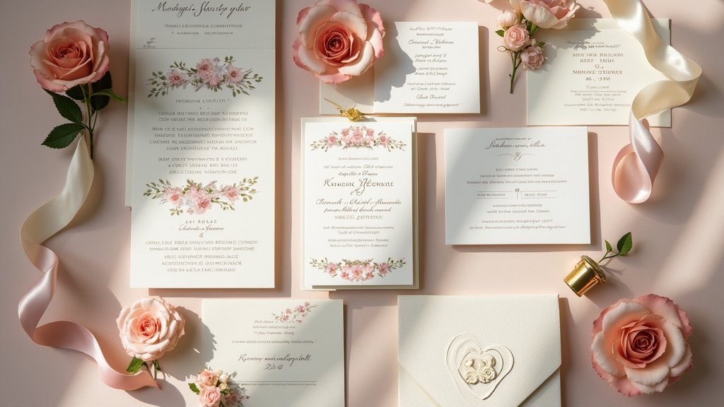 modern wedding invitation inspiration