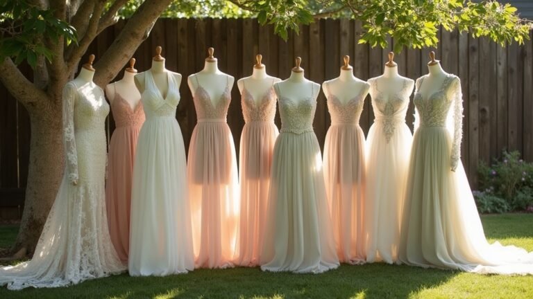 modest boho bridal gowns