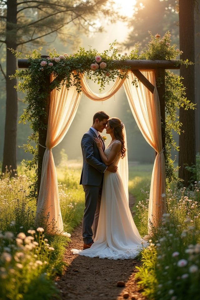 mystical woodland wedding decor