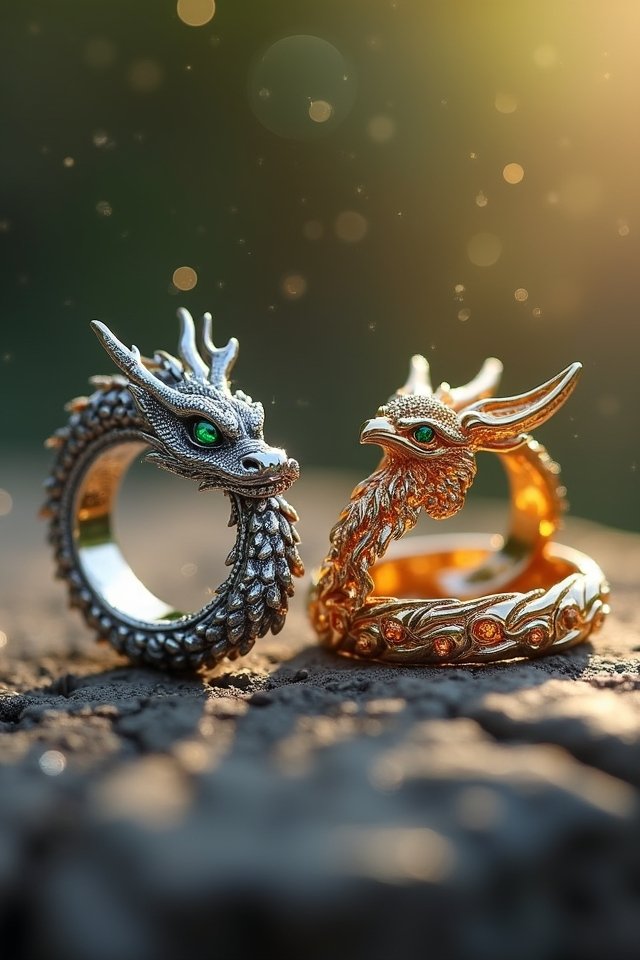 mythical wedding ring designs
